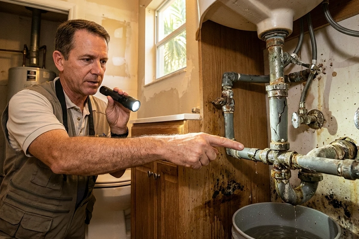 4-Point Inspection Plumbing Failures in Fort Lauderdale