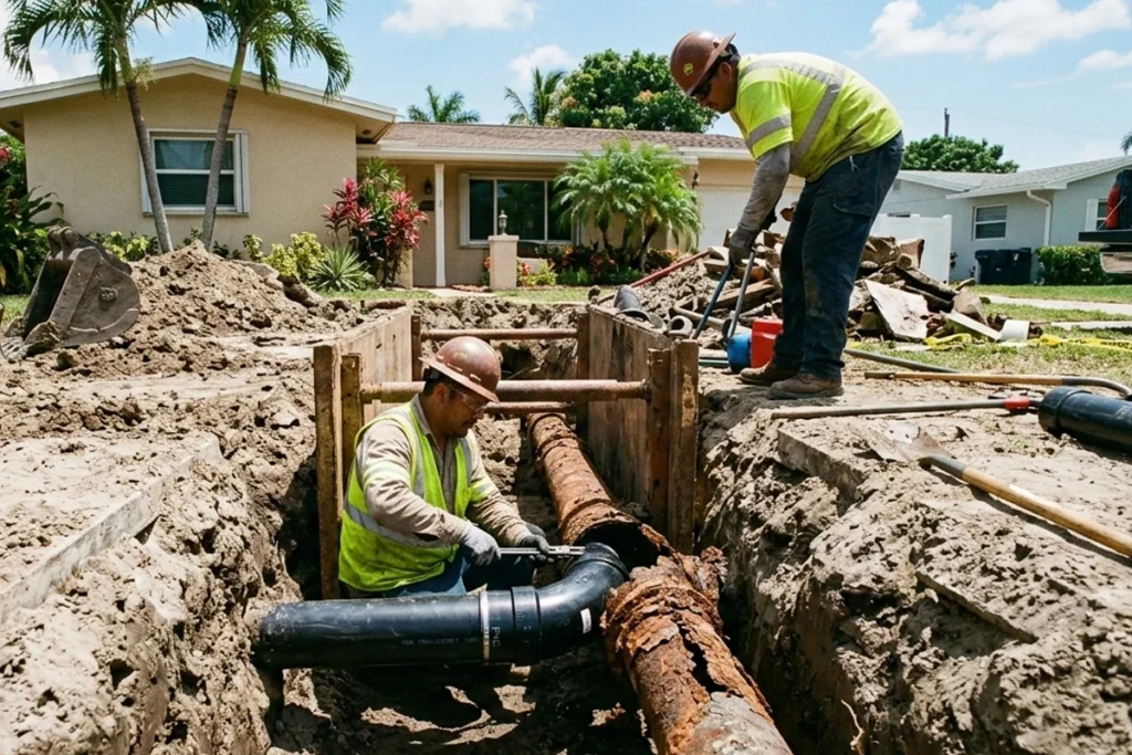 Cast Iron Pipe Replacement in Fort Lauderdale Cost, Risks, and Insurance Impact