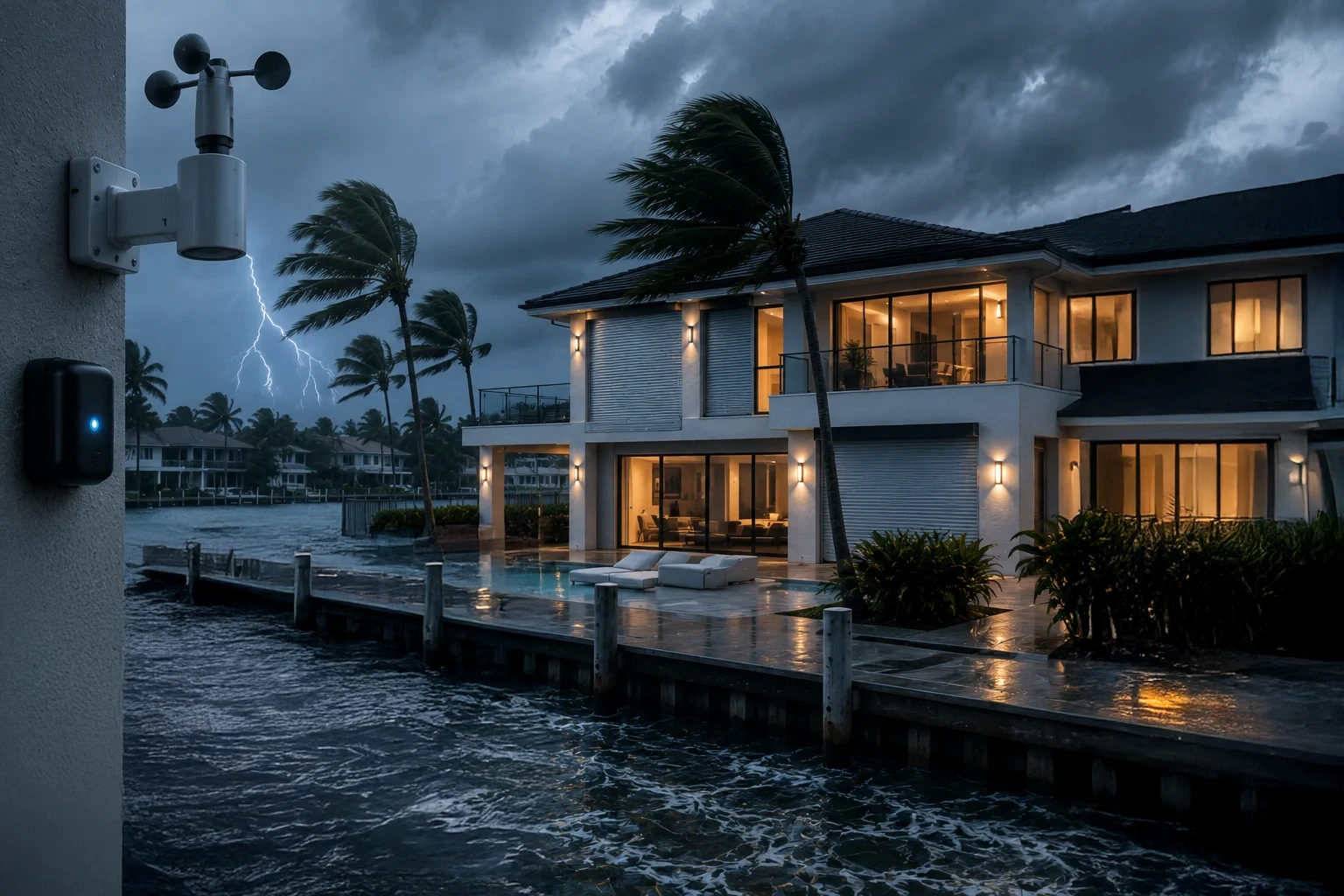 Hurricane Smart Home Systems for Waterfront Homes in South Florida Protecting Coastal Properties with Smart Technology