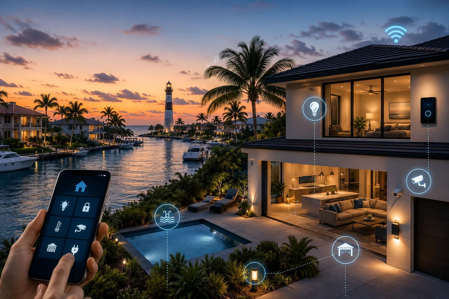 Smart Homes Waterfront Living in Harbor Village, Harbor Beach & Imperial Point: What Buyers and Homeowners Need to Know in 2026